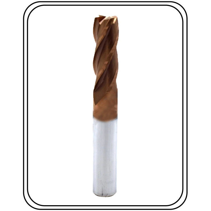 3 Mm -3/4mm SHANK Carbide Endmill 60 HRC 4 Flutes