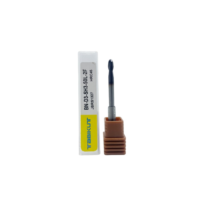3 mm Carbide Ballnose 2FLUTES/ 45 HRC PACK OF 2