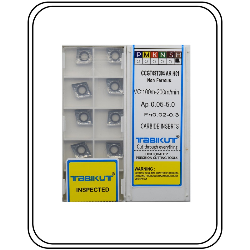 CCGT09T302/04/08 AK-H01 Aluminium Insert Tabikut pack of 10