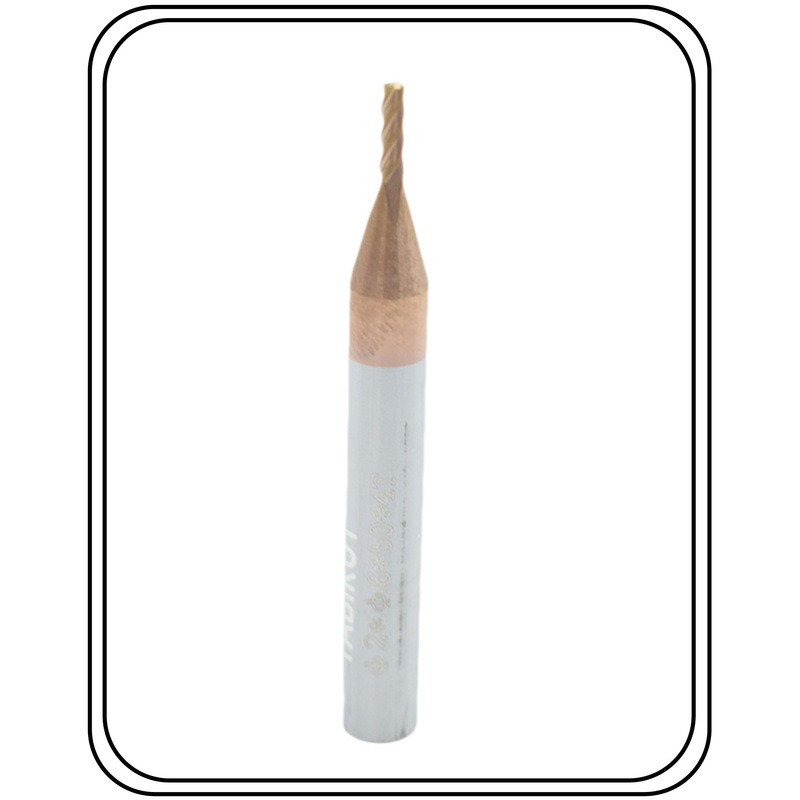 6 mm Shank 2 mm Endmill 55 HRC Tabikut pack of 1
