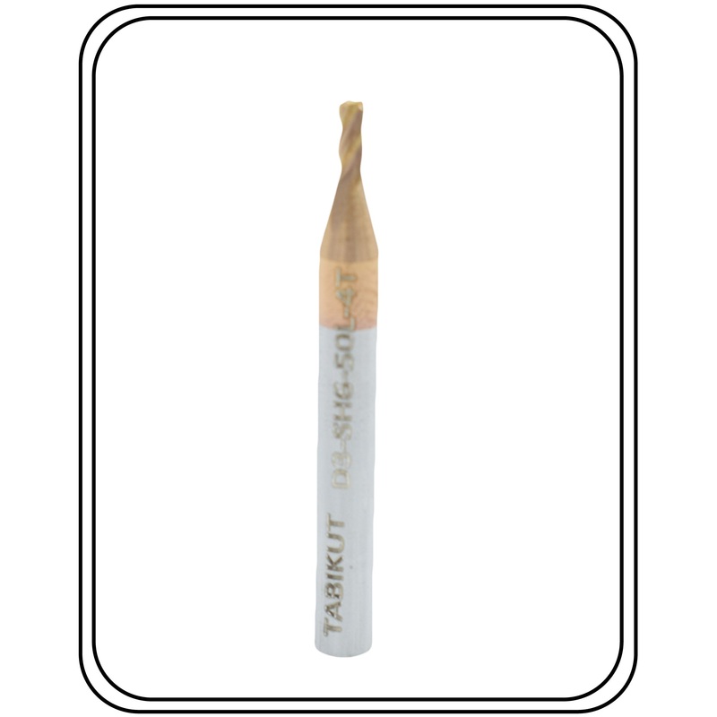 6 mm Shank 3 mm Endmill 55 HRC Tabikut pack of 1