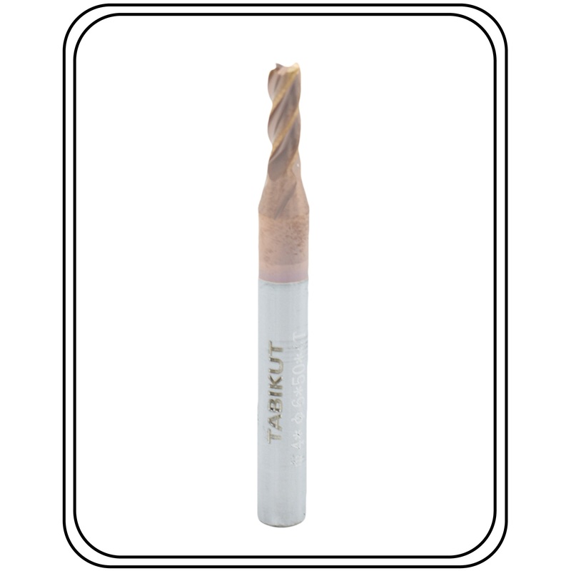 6 mm Shank 4 mm Endmill 55 HRC Tabikut pack of 1