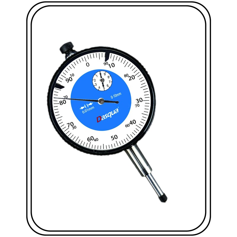 DASQUA High Accuracy MINI Dial Indicator lug back 0-3 mm With Calibration Certificate