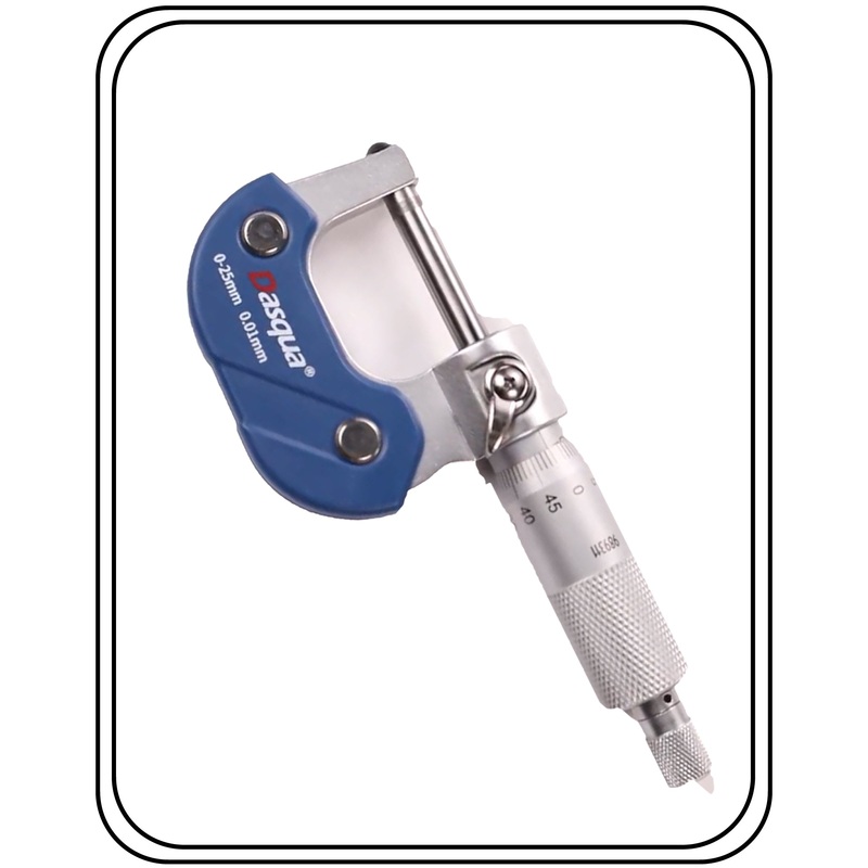 Dasqua outside micrometer Chrome plated manual pack of 1
