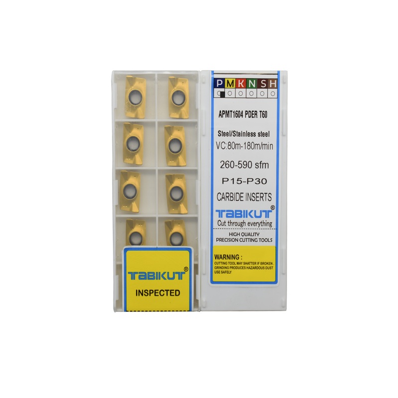 APMT1604 t60 golden coated grade Carbide Insert Tabikut pack of 10