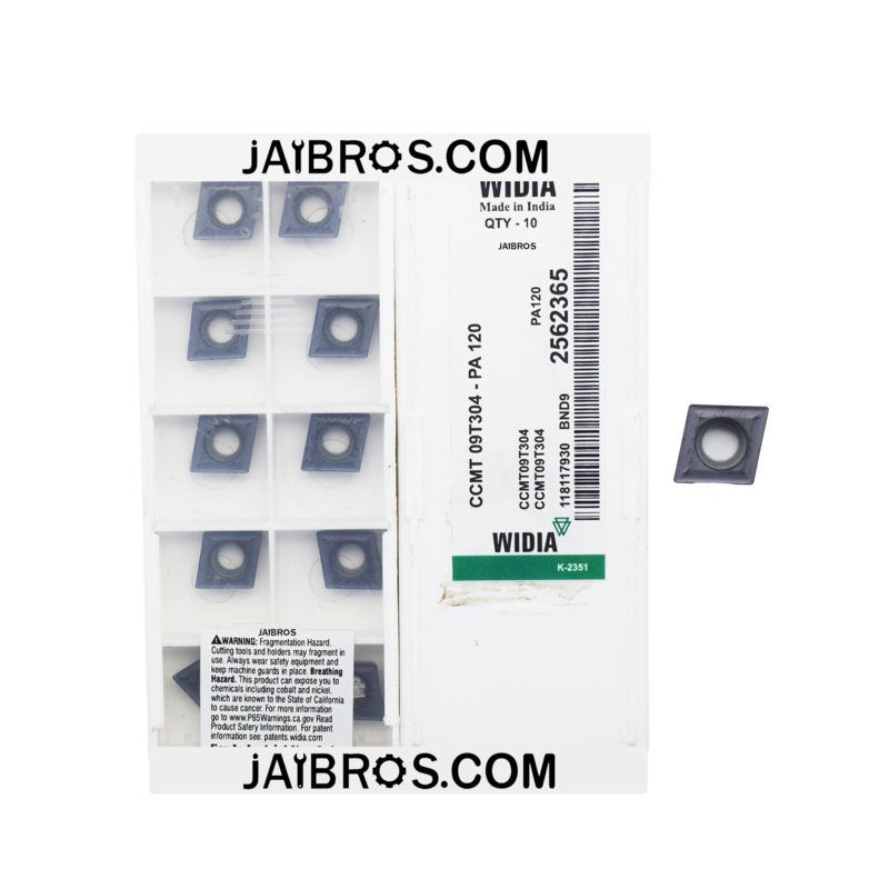 Widia ccmt09t304/08 pa120 grade pack of 10