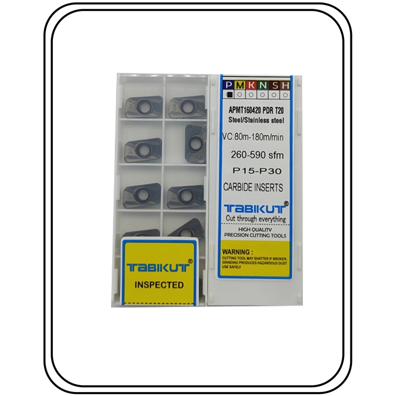 APMT160420 T20 TABIKUT Carbide Insert 2 mm radius Insert apmt16
