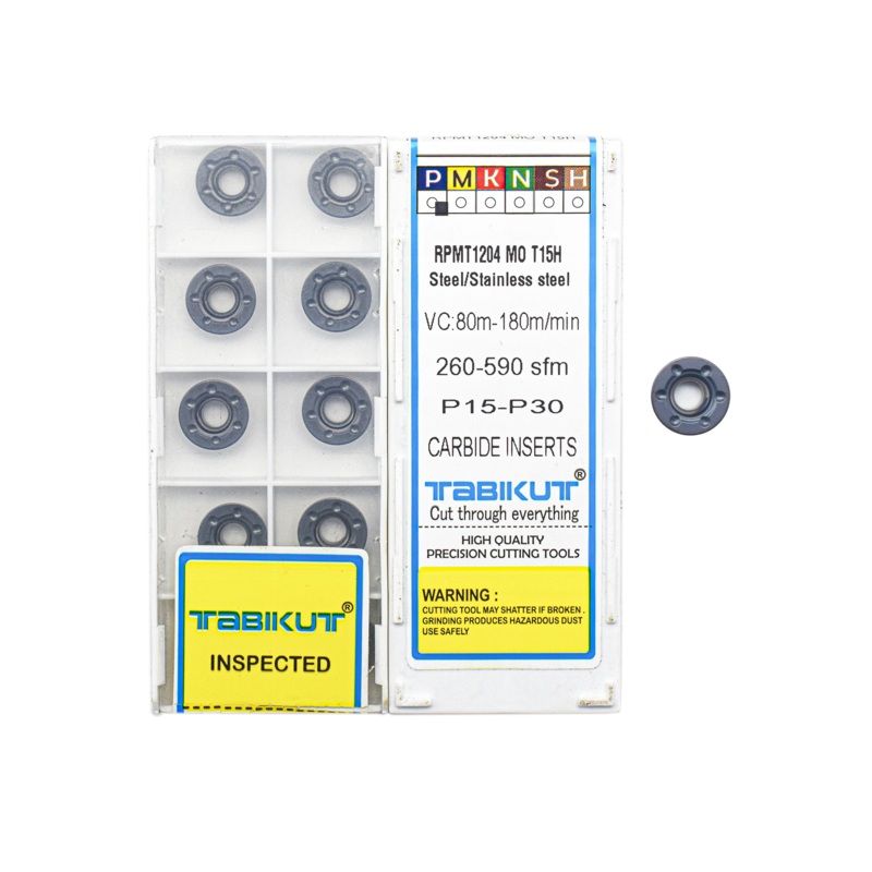 R6 Carbide Insert RPMT1204 T15H Grade pack of 10
