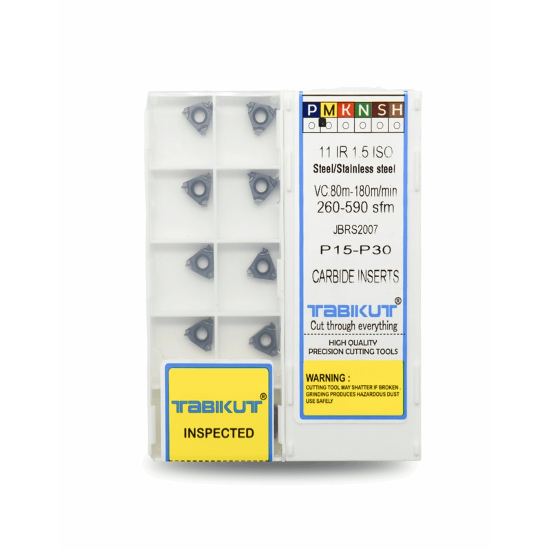 11IR 1.5 ISO Internal Threading Tabikut Carbide Insert pack of 10