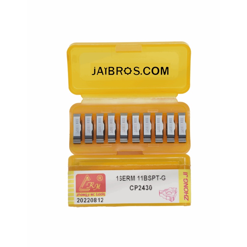 16 ER/IR 11 BSPT External/Internal Threading CRM Carbide Insert Pack Of 10