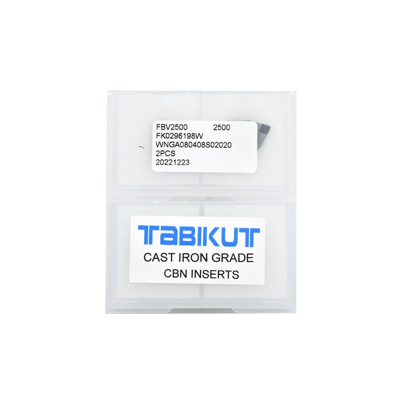 CBN WNGA080408 for cast iron machining pack of 2 inserts