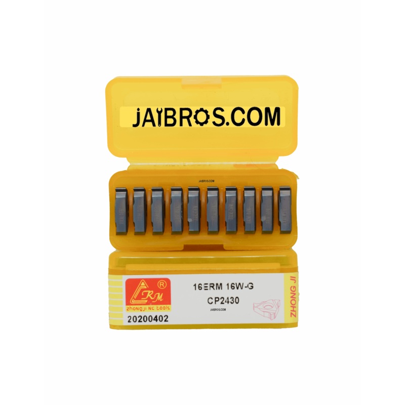 16 ER/IR 16W External/Internal Threading CRM carbide Insert pack of 10