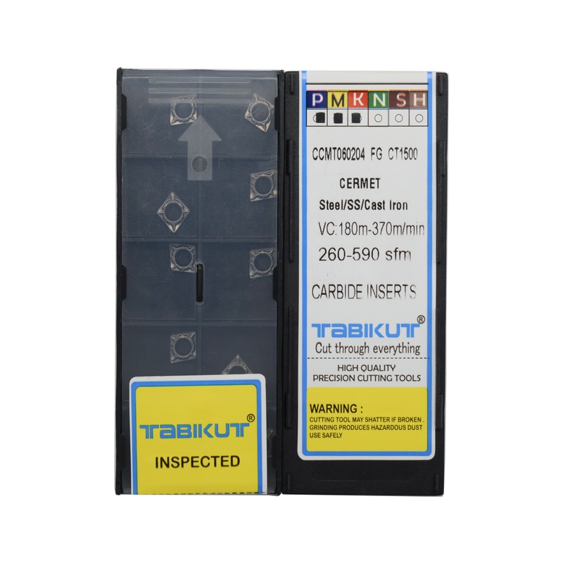 CCMT060204 FG CT1500 /FG CT1505 cermet inserts pack of 10