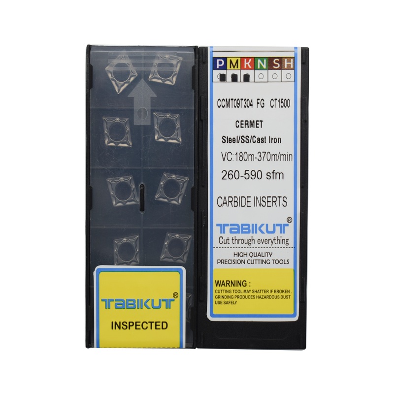 CCMT09T304 FG CT1500/1505 Cermet insert pack of 10