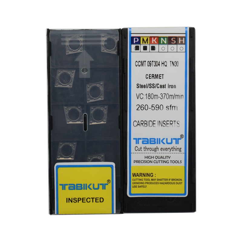 CCMT09T304/08 HQ TN30 cermet carbide insert pack of 10