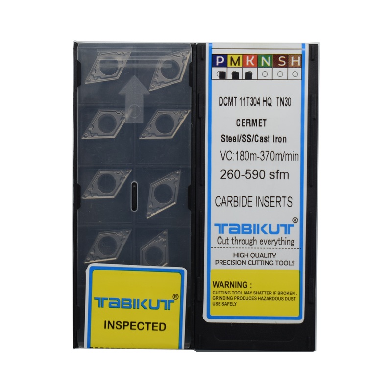 DCMT11T304/08 HQ TN30 Cermet insert pack of 10