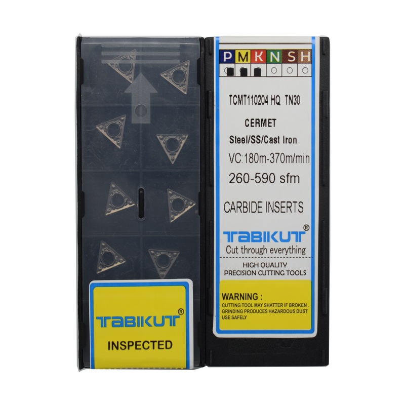 TCMT110204 HQ TN30Cermet insert pack of 10