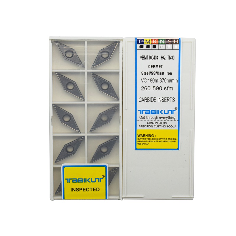 VBMT160404/08 hq TN30 cermet carbide insert pack of 10