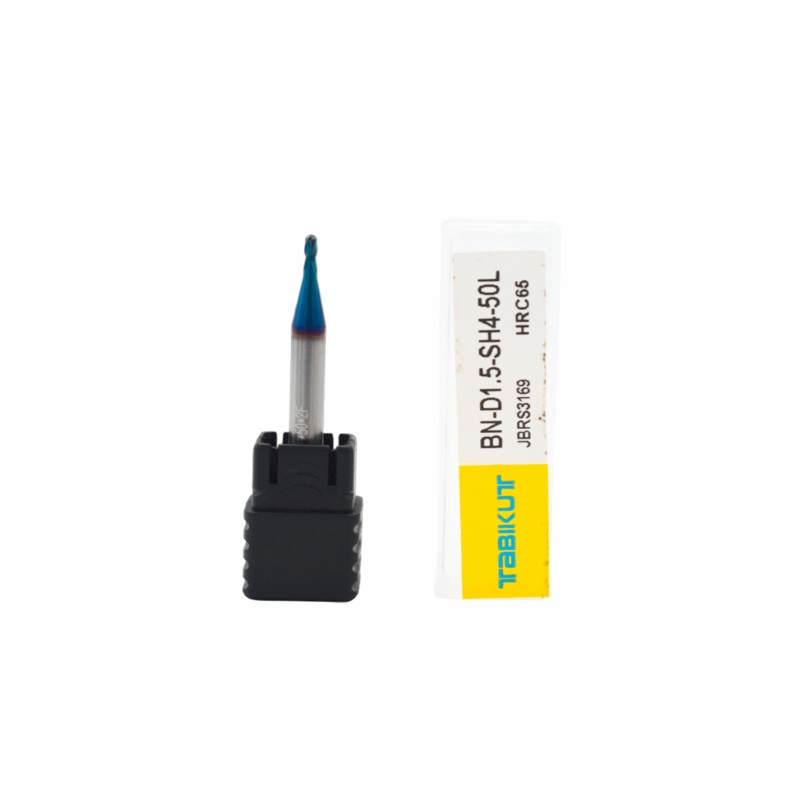 1.5 mm Carbide ballnose 65 HRC 2 Flutes PACK OF 1