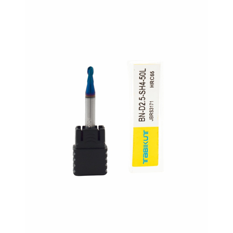 2.5 mm Carbide ballnose 65 HRC 2 Flutes PACK OF 1