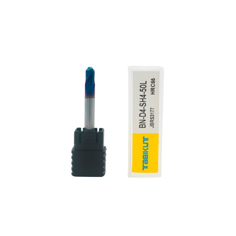 4 mm Carbide ballnose 65 HRC 2 Flutes PACK OF 1