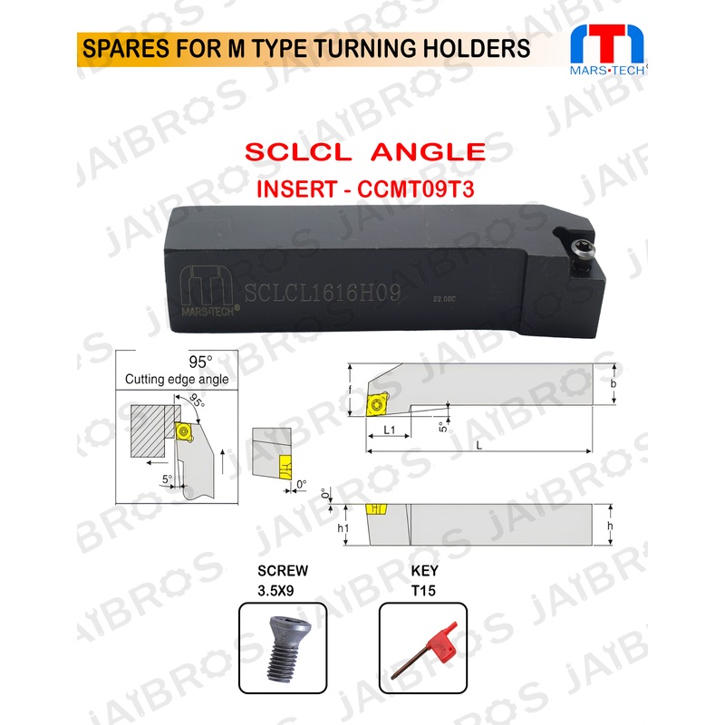 SCLCR -CCMT1204Turning Holder ccmt SCLCL/R pack of 1