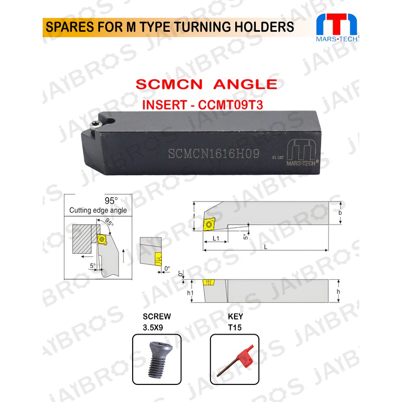 SCMCN -CCMT09T3 Turning Holder ccmt SCMCN pack of 1