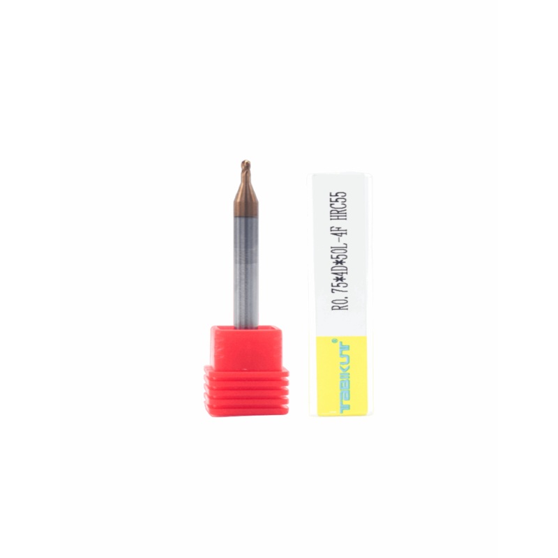 1.5 mm 4 flute Ballnose 55 hrc pack of 1