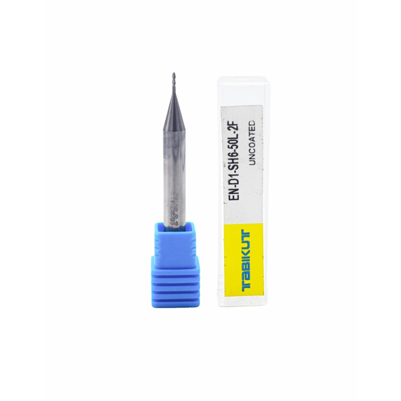 1 mm endmill uncoated in 6/4 mm shank pack of 1