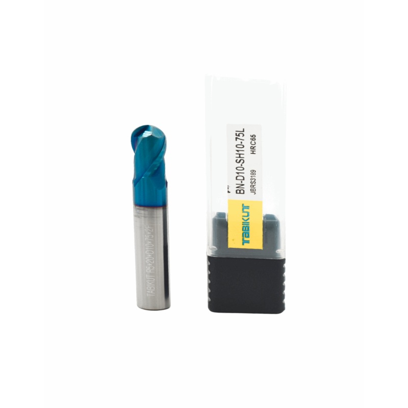 10 mm Carbide ballnose 65 HRC 2 Flutes PACK OF 1
