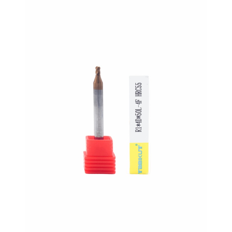 2 mm 4 flute Ballnose 55 hrc pack of 1