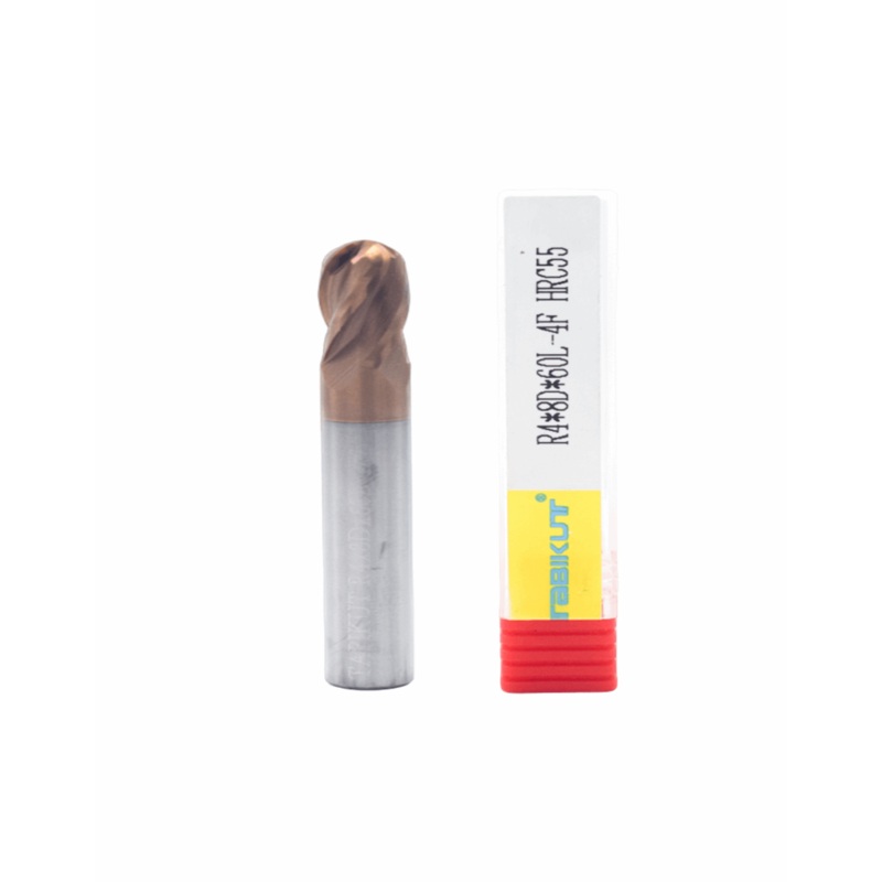 4 mm 4 flute Ballnose 55 hrc pack of 1