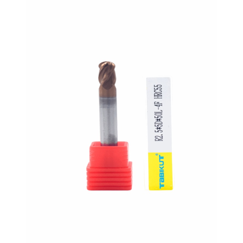 5 mm 4 flute Ballnose 55 hrc pack of 1