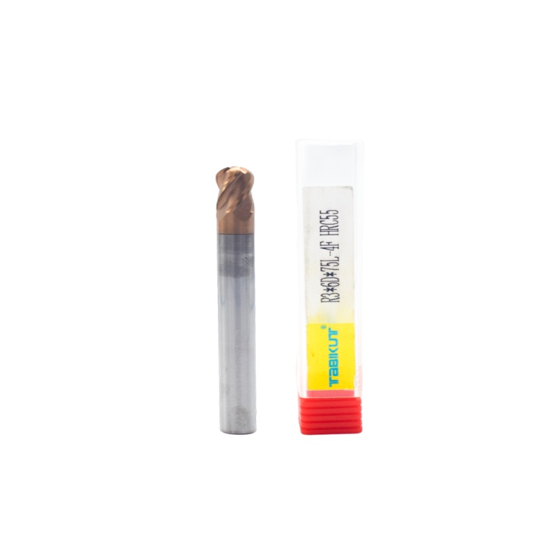 6 mm 4 flute Ballnose 55 hrc pack of 1