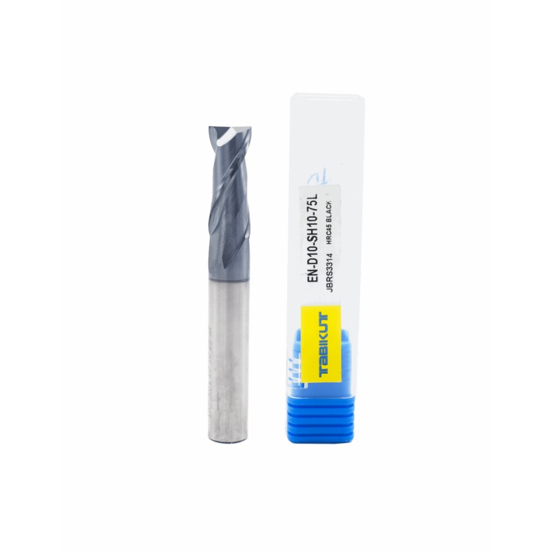 10 MM 2 flute cutter in 10 mm shank 45/55 hrc pack of 1