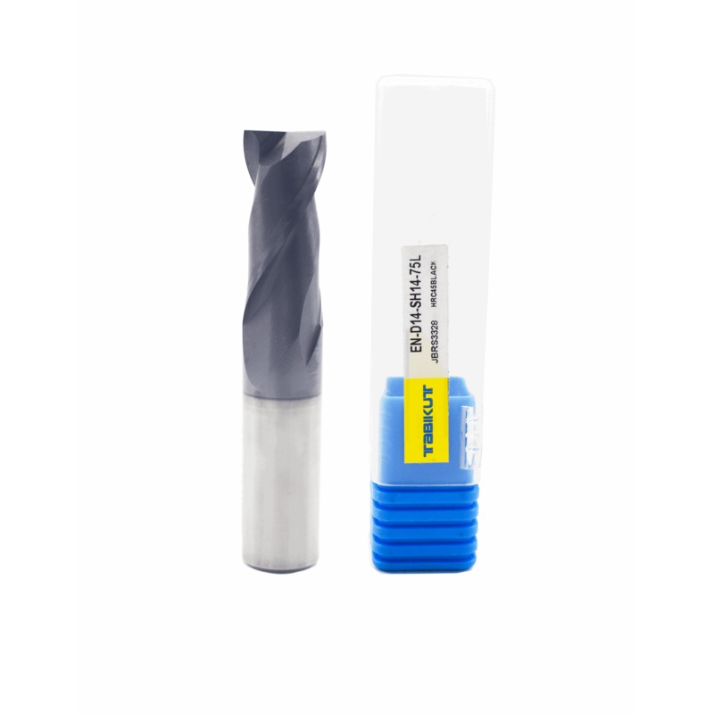 14 MM 2 flute cutter in 14 mm shank 45/55 hrc pack of 1