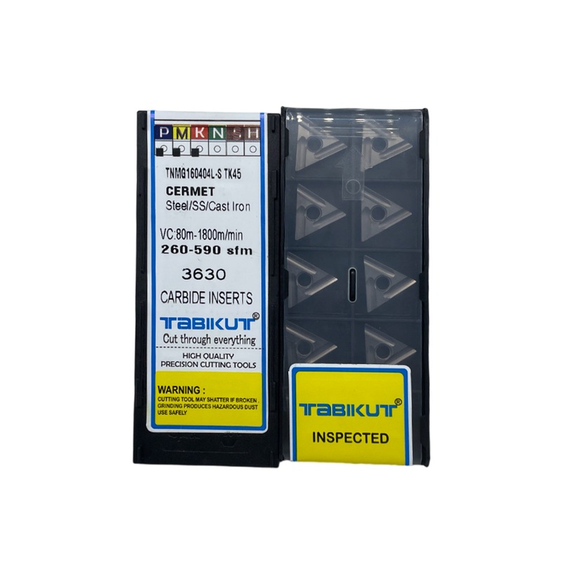 TNMG160402/4 R/L S Profile TK45 Cermet insert for finishing pack of 10