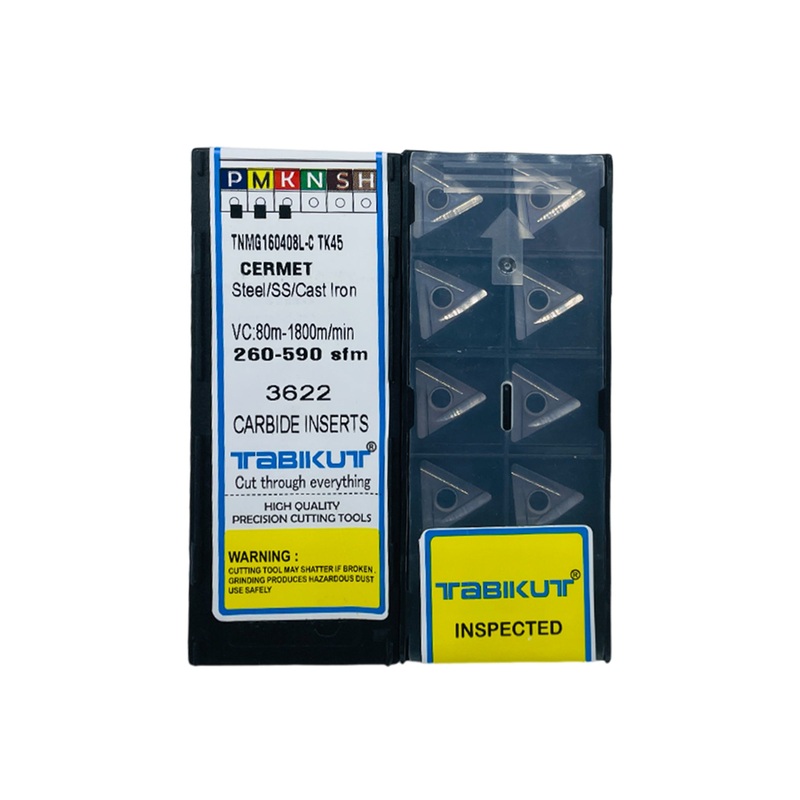 TNMG160404/8 R/L C Profile TK45 Cermet insert for finishing pack of 10
