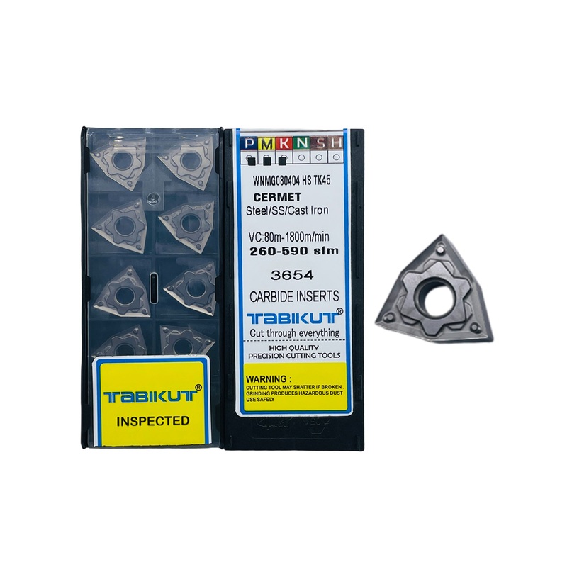 WNMG0804 CERMET Profile TK45 Cermet insert for finishing pack of 10