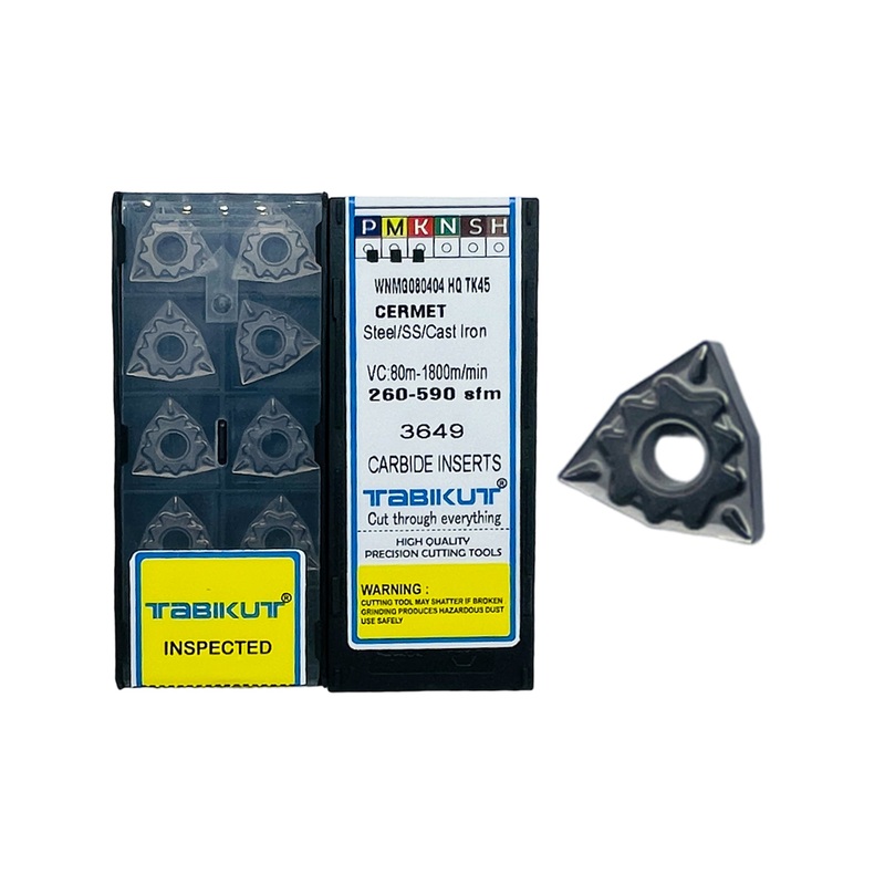 WNMG080404/8/12 HQ Profile TK45 Cermet insert for finishing pack of 10