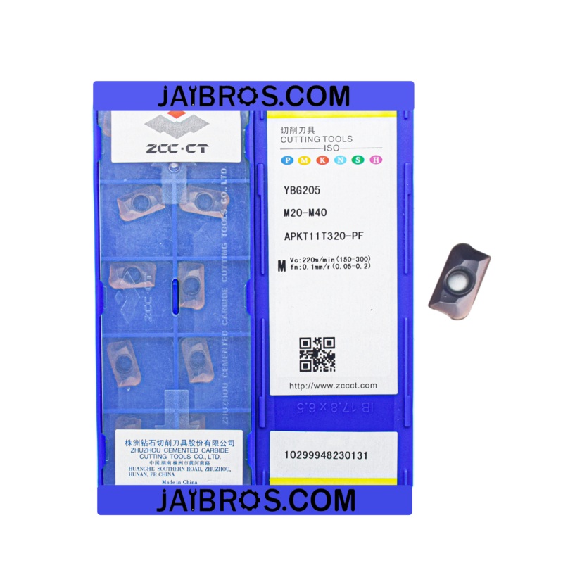 APKT11T320 PF YBG205 zccct carbide insert pack of 10