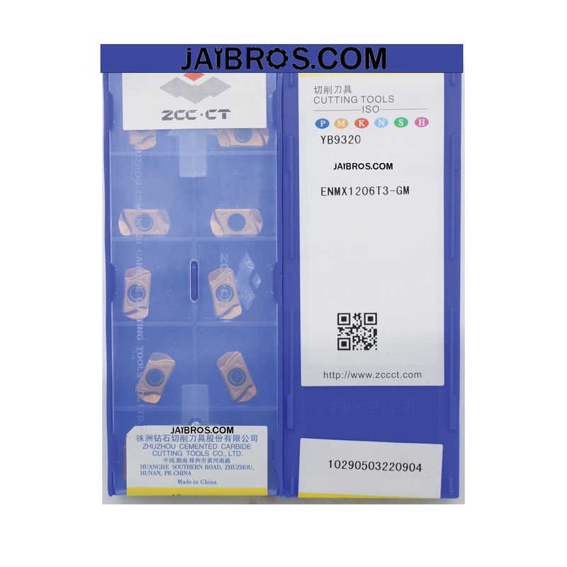 ENMX1206T3 GM Carbide Insert ZCCCT YBD9320 Grade pack of 10