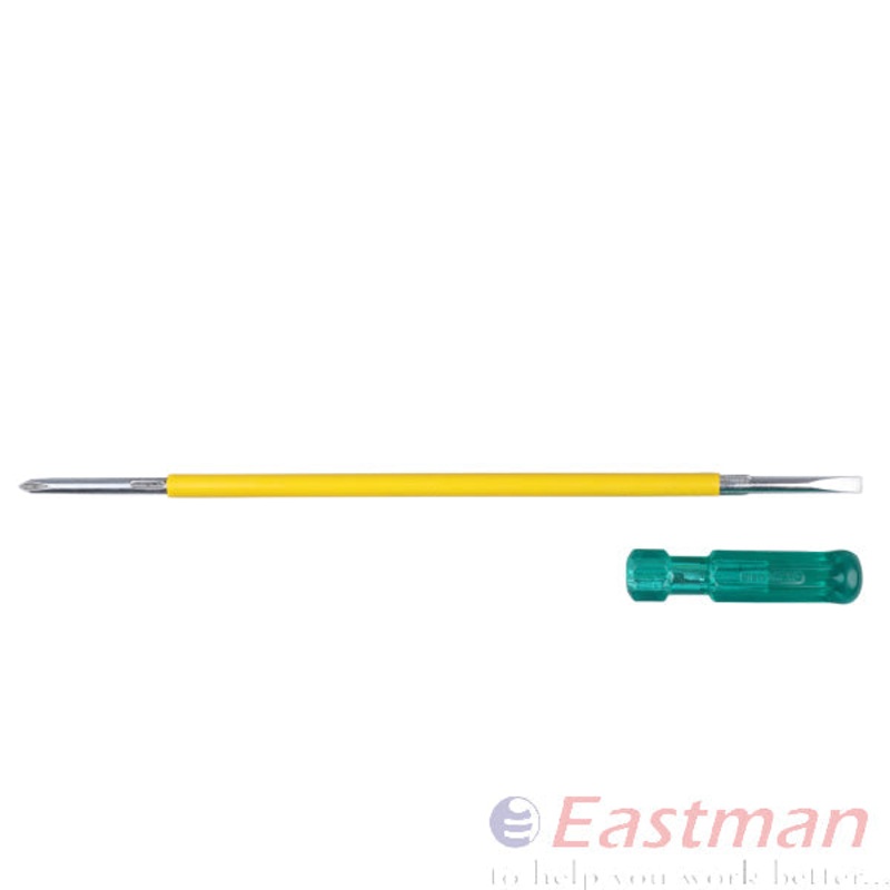 Screw Drivers ,Transparent, Acetate Handle ,Attachable, Multiuse, Rod Dimension 6.0×100 To 8.0×150, E-2104
