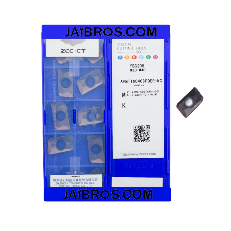 zccct APMT1604 Carbide Insert ybg 202/205  pack of 10