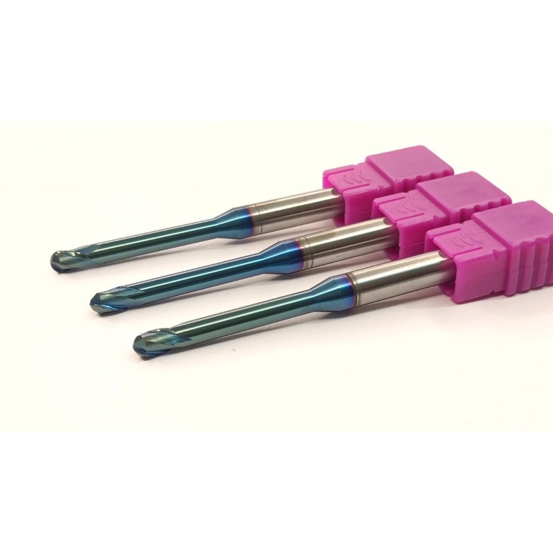 CARBIDE BALL NOSE -LONG NECK 65 HRC-(RIB SERIES)