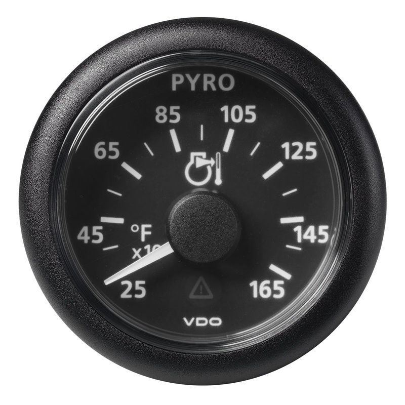 Veratron 52 MM (2-1/16) ViewLine Pyrometer – 250 to 1650F – Black Dial  Bezel [A2C59512334]