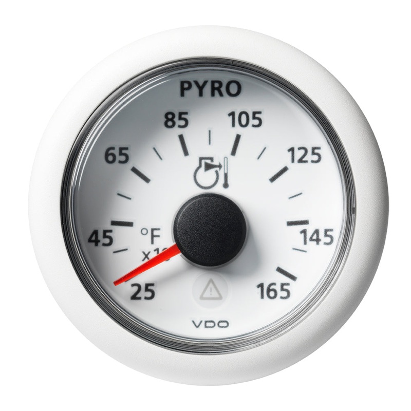 Veratron 52 MM (2-1/16) ViewLine Pyrometer – 250 to 1650F – White Dial  Bezel [A2C59512335]