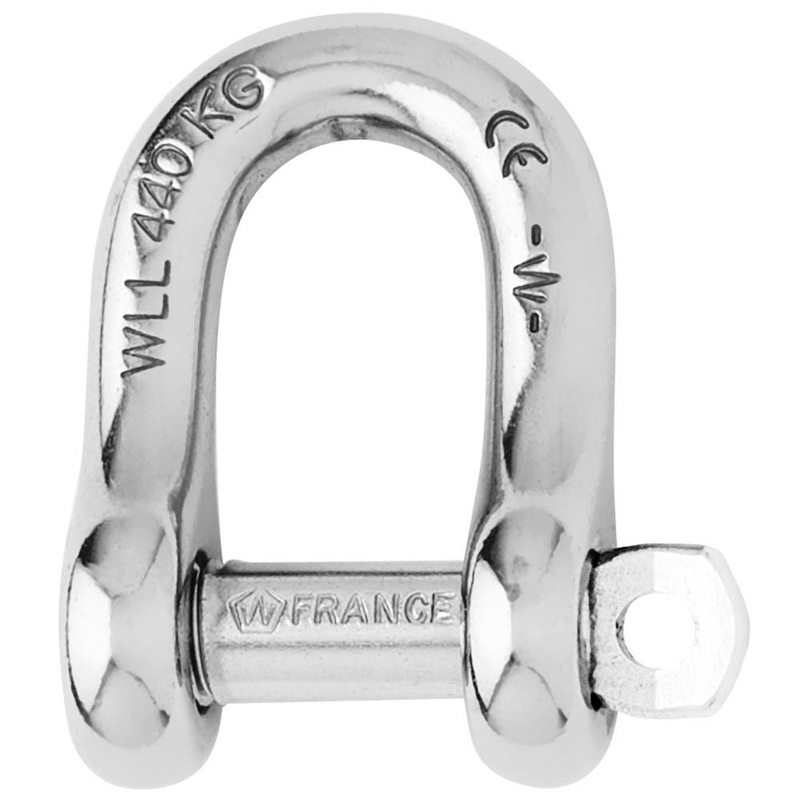 Wichard Captive Pin D Shackle – Diameter 5mm – 3/16 [01402]