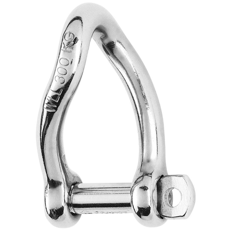 Wichard Self-Locking Twisted Shackle – Diameter 5mm – 3/16 [01222]