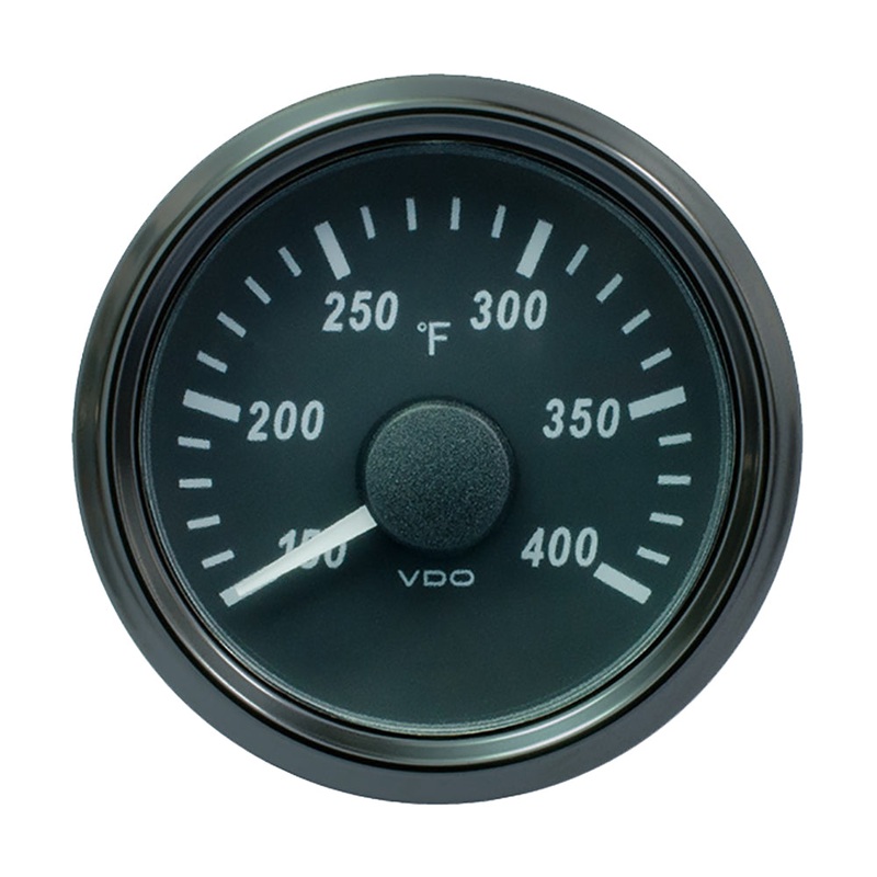 VDO SingleViu 52mm (2-1/16) Cylinder Temp. Gauge – 400F – 471-14 Ohm [A2C3833530030]